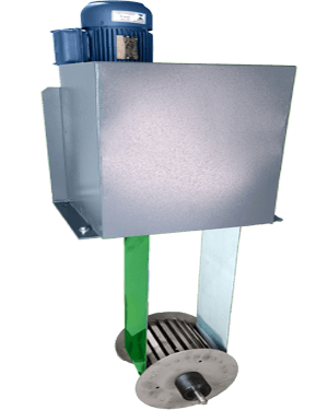 Separador de óleo skimmer TWS-4000 Tecwag em vista de frente